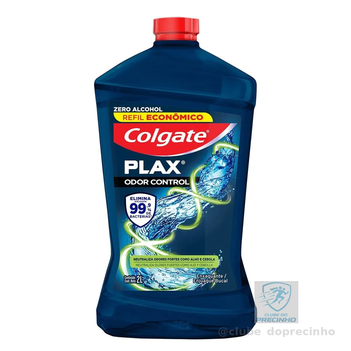 Colgate Plax Odor Control Enxaguante Bucal Sem Álcool, 2L