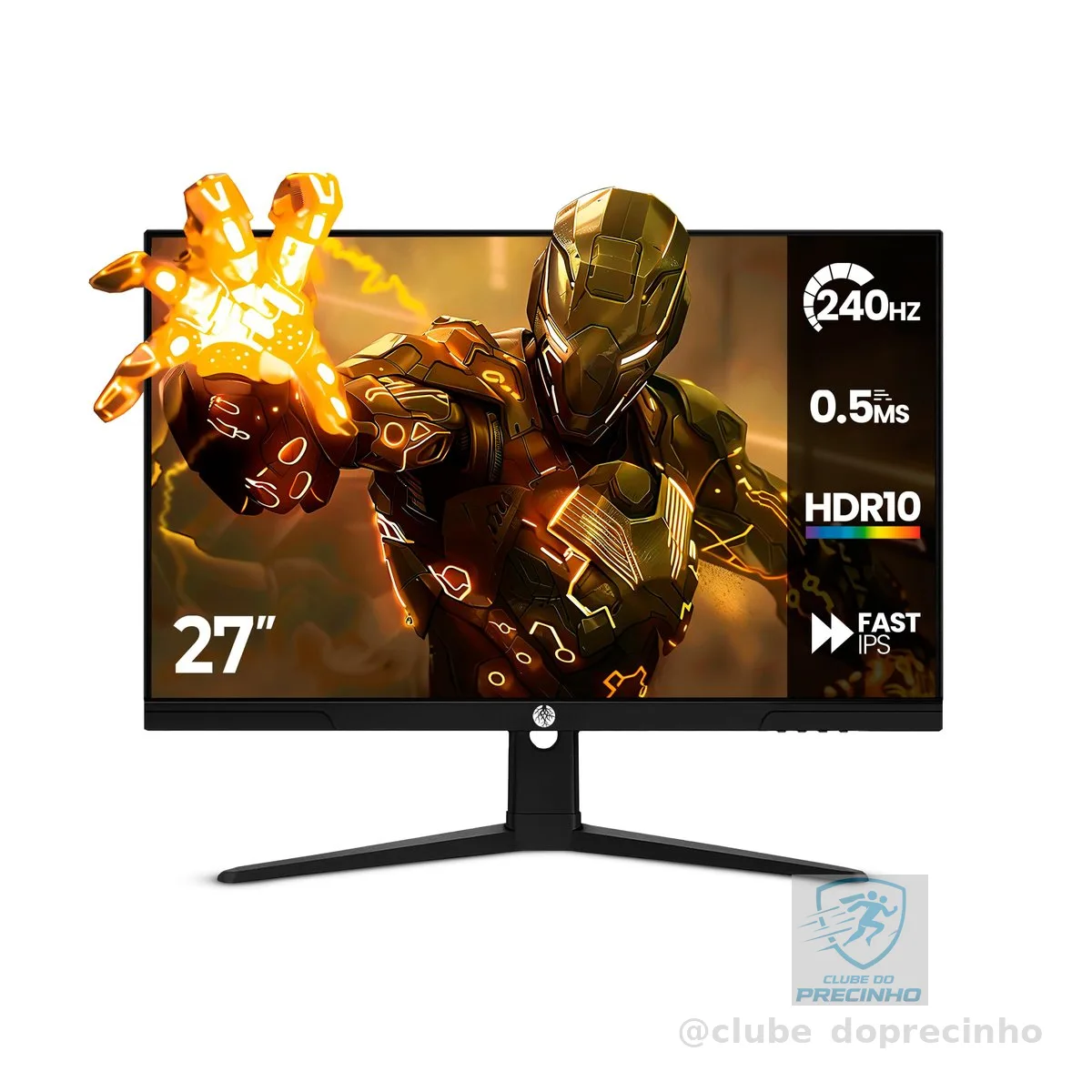 Monitor Gamer HAIZ LM27-E241B – 27" FHD, 240 Hz, 1 ms, HDR10, IPS