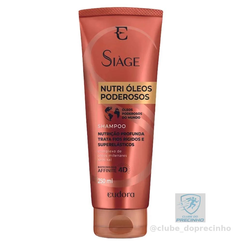 Eudora Siàge Nutri Óleos Poderosos Shampoo 250ml