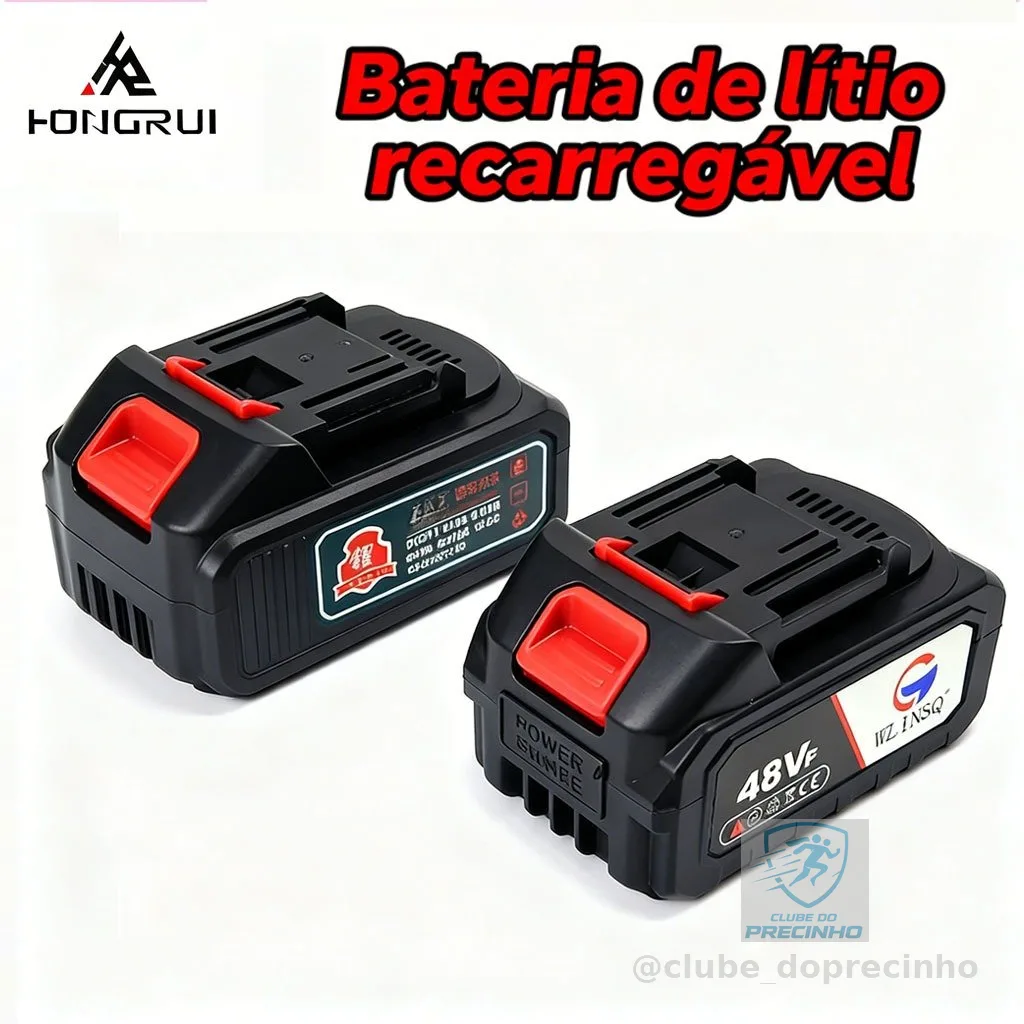 Bateria 48V Recarregável Pistola Lava Jato Lavadora Portátil De Alta Pressão