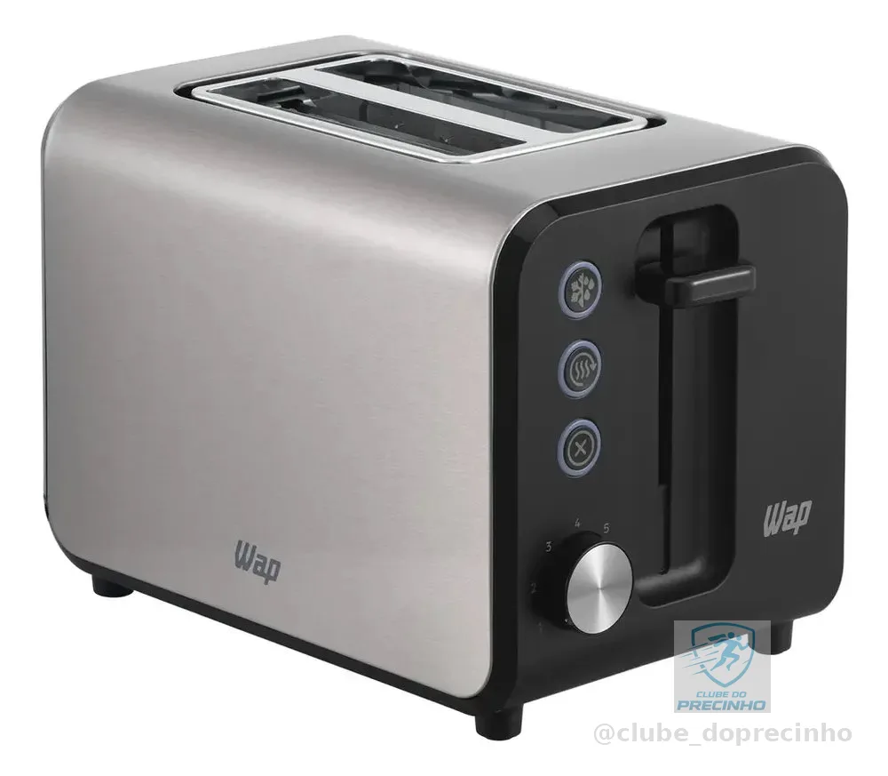 Torradeira Elétrica WAP WTE1 7 Níveis de Tostagem 900W 220V
