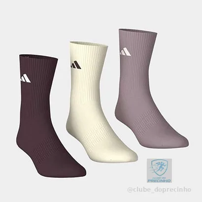 Kit Meia Adidas CRW - 3 Pares