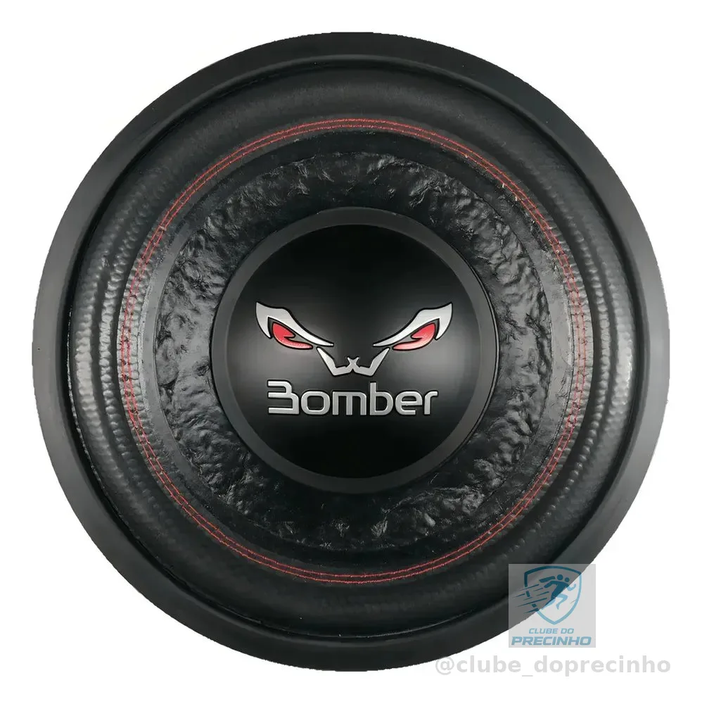 Alto Falante Subwoofer 12 Pol Bomber Bicho Papão 600w 4 Ohms Cor Preto