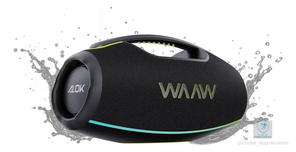 Caixa De Som Speaker Bluetooth Waaw Hyperboom 1000 Preto 127/220v
