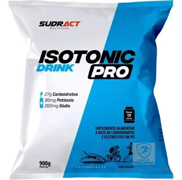 Isotonico Isotonic Pro 900g Repositor Carboidrato - Sudract Água De Coco