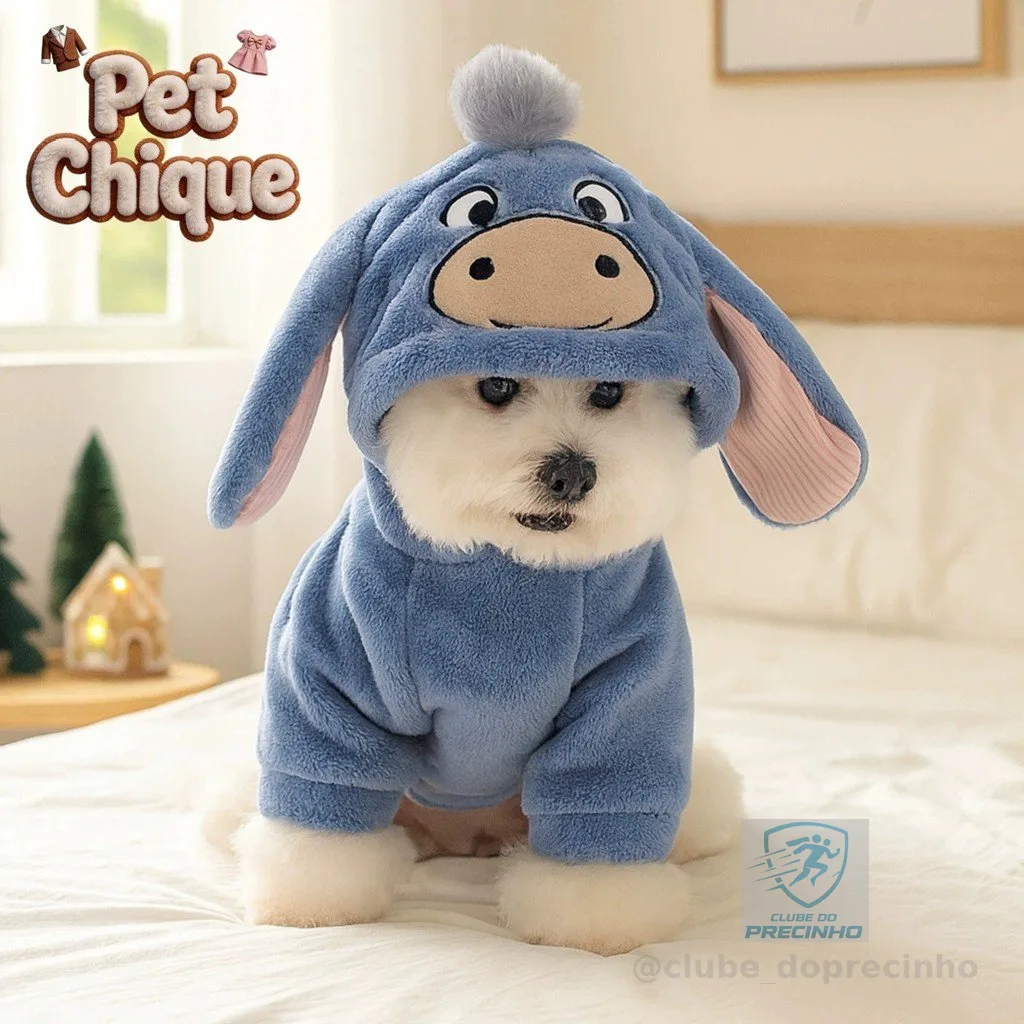 Roupas para cães de estimação, cães, gatos, gatos, transformação fofa, coleção de roupas, forro de lã, manter aquecido