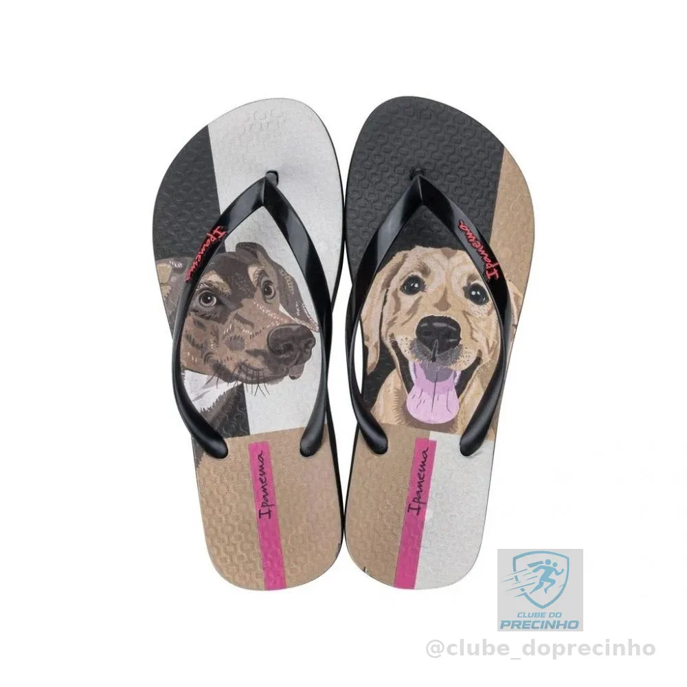 Sandália Chinelo Love Pets Ipanema Kirei Print AD