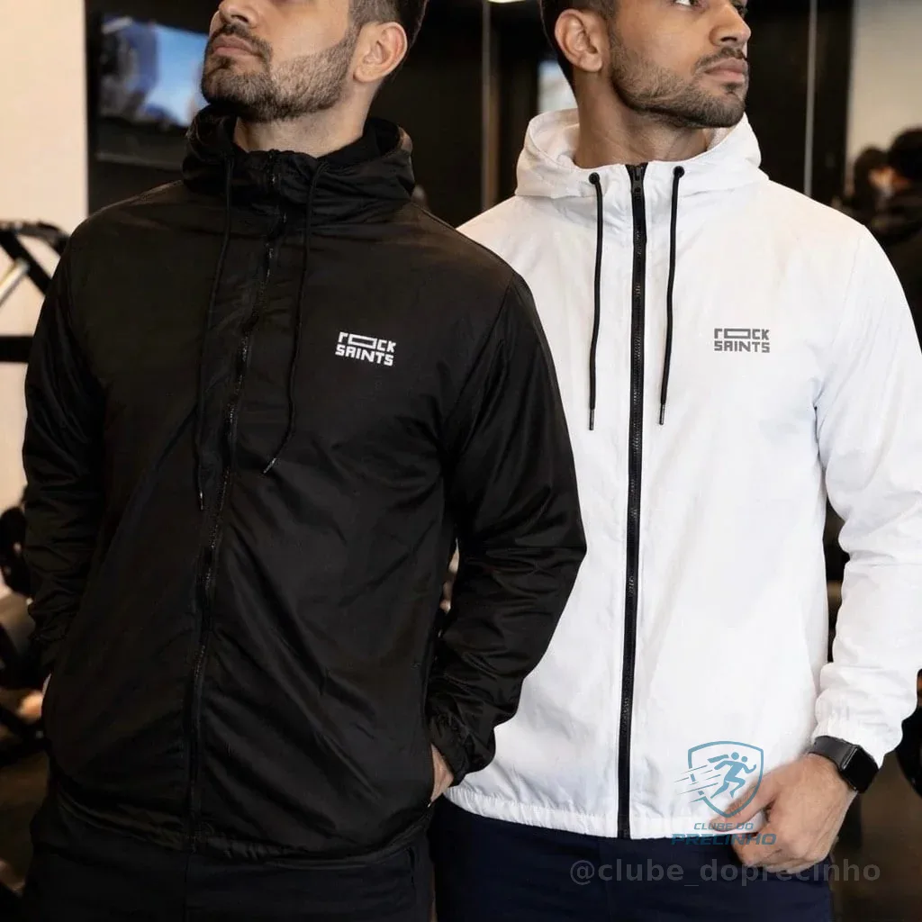 Kit 2 Corta Vento Liso Rock Saints