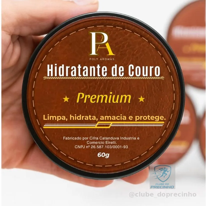 Cera Hidratante De Couro Limpa Hidrata Amacia e Protege - PolyAromas