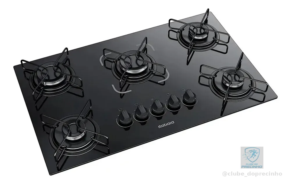 Cooktop Itatiaia Essencial 5 Bocas Preto