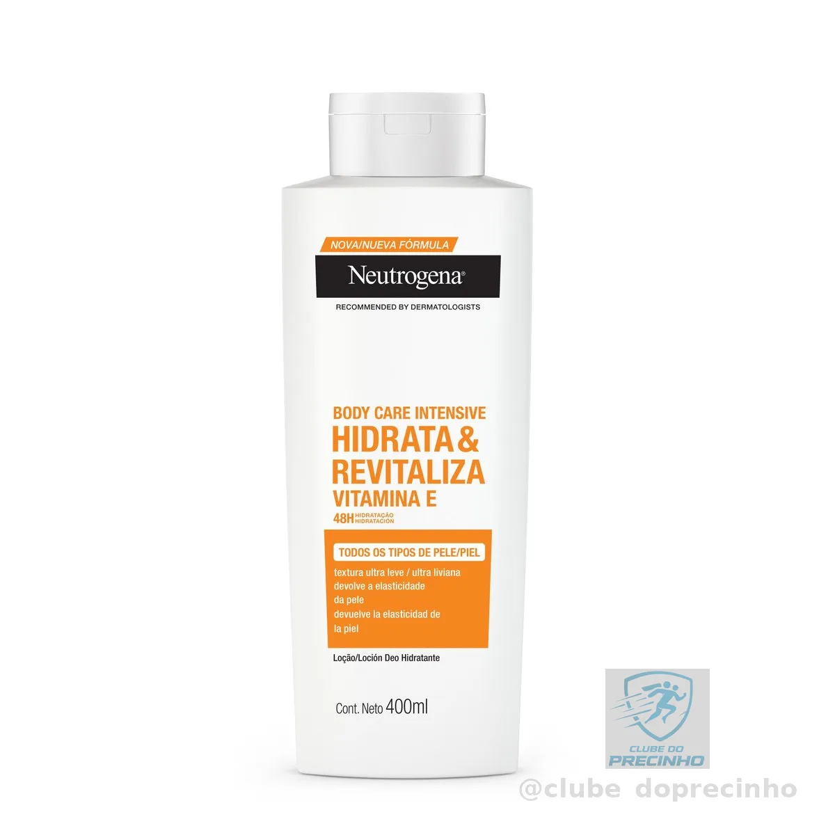 Neutrogena Hidratante Corporal Body Care Intensive Hidrata & Revitaliza, 400ml