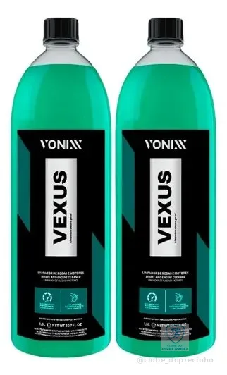 2- Vexus 1,5l Vonixx Limpador Rodas Motor Geral Carro Moto