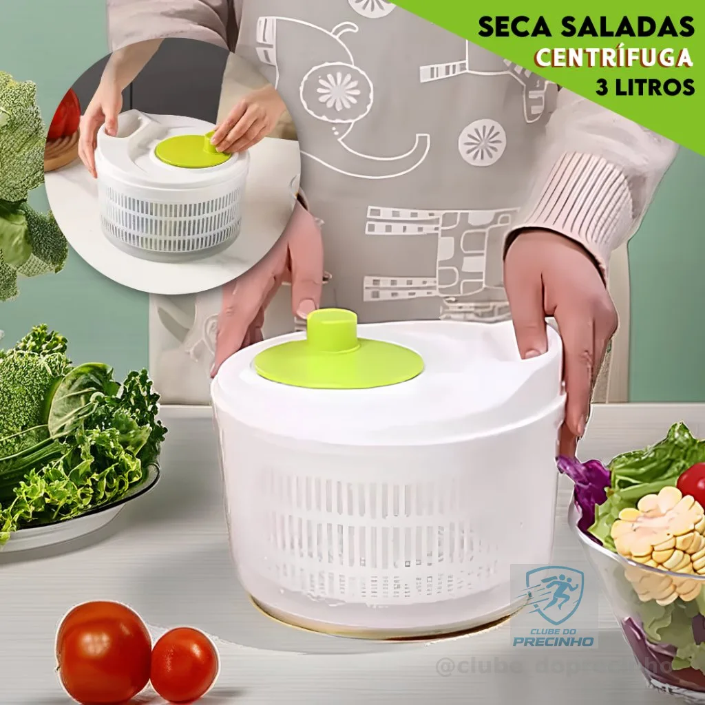 Centrífuga De Salada Secador Manual - Nosso Lar