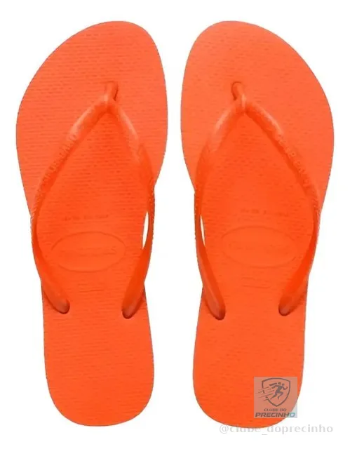 Chinelo Havaianas Tira Fina Adulto Feminino Varias Cores