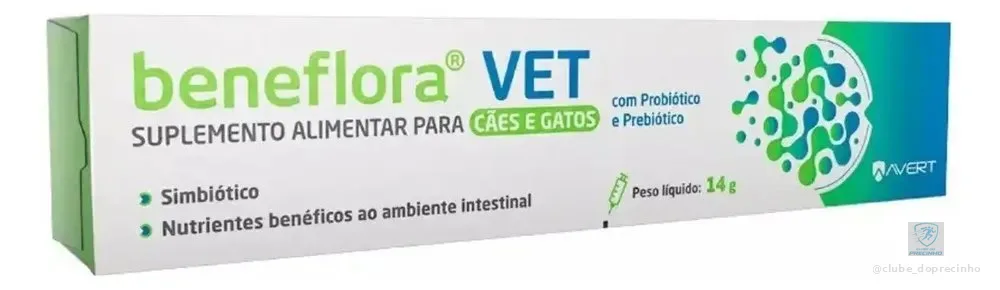 Beneflora Vet 14g Suplemento Alimentar Para Cães Gatos Avert