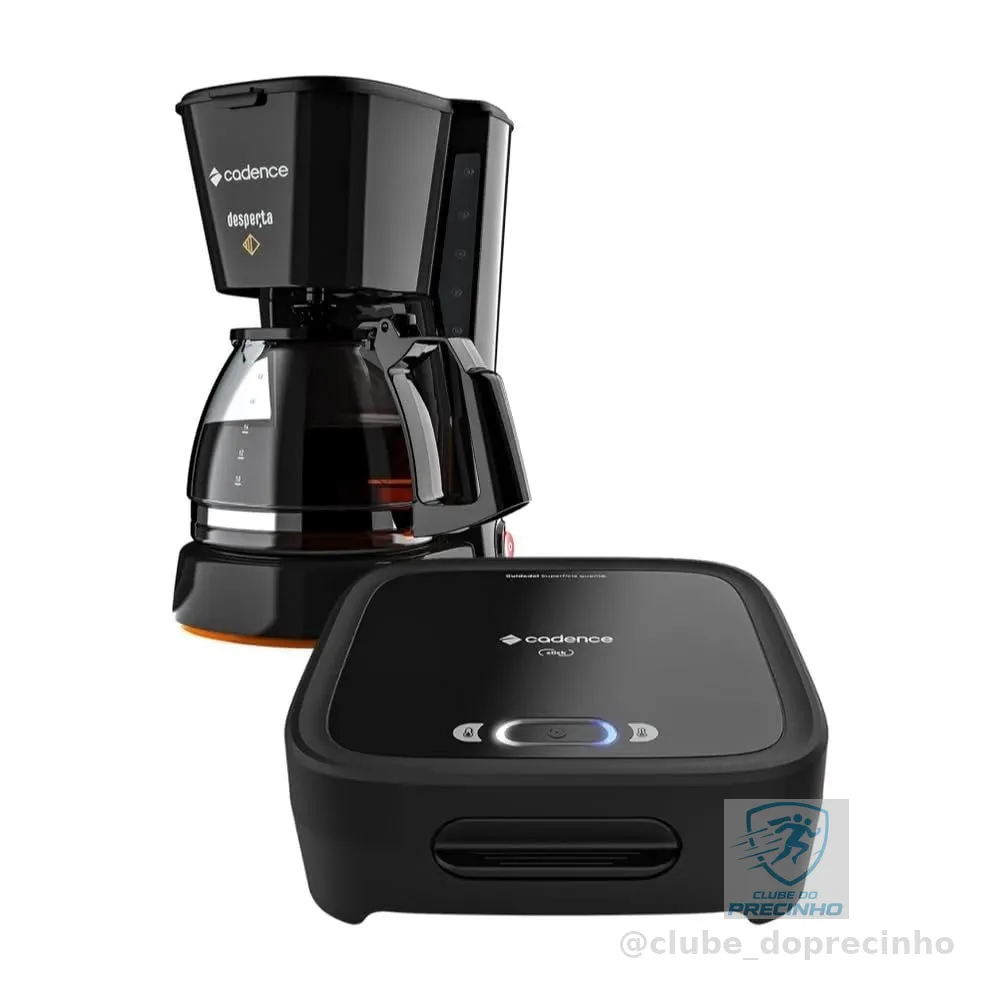 Kit Click Cadence - Sanduicheira e Cafeteira Desperta - 127V