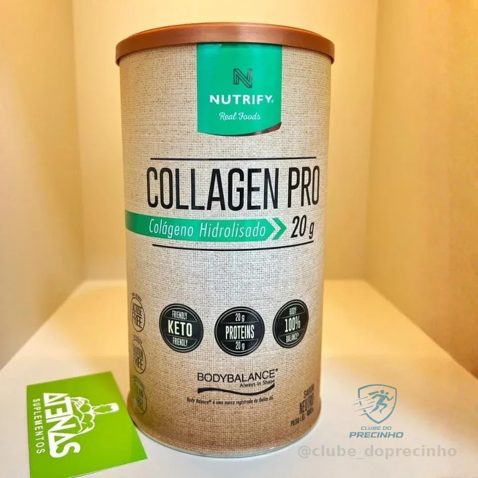 Colageno Hidrolisado E Proteína Collagen Pro Neutro 450g Nutrify