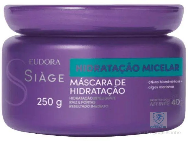Máscara Capilar Siàge Hidratação Micelar 250g