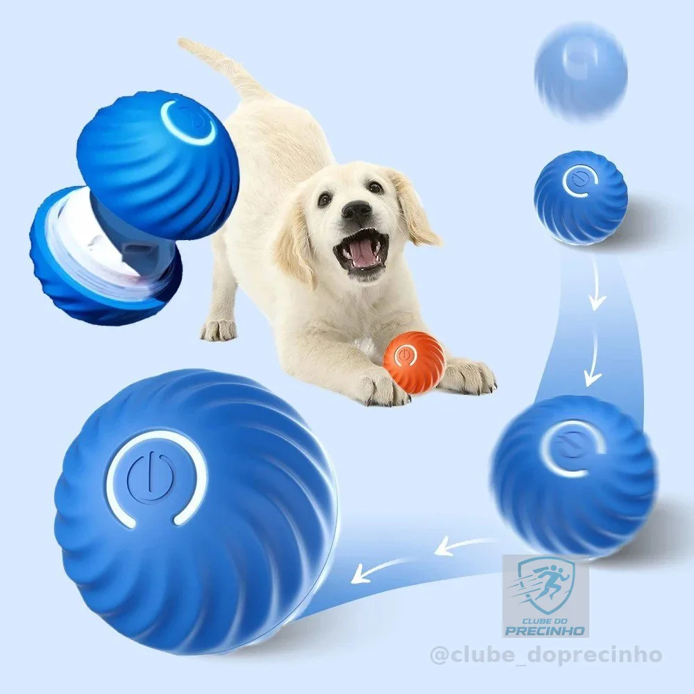 Bola De Brinquedo Eletrônica Interativa Para Animais De Estimação Móvel USB