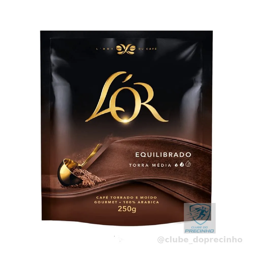 L'OR Café Torrado E Moído Equilibrado Torras 100% Arábica L'Or Sachê 250 G