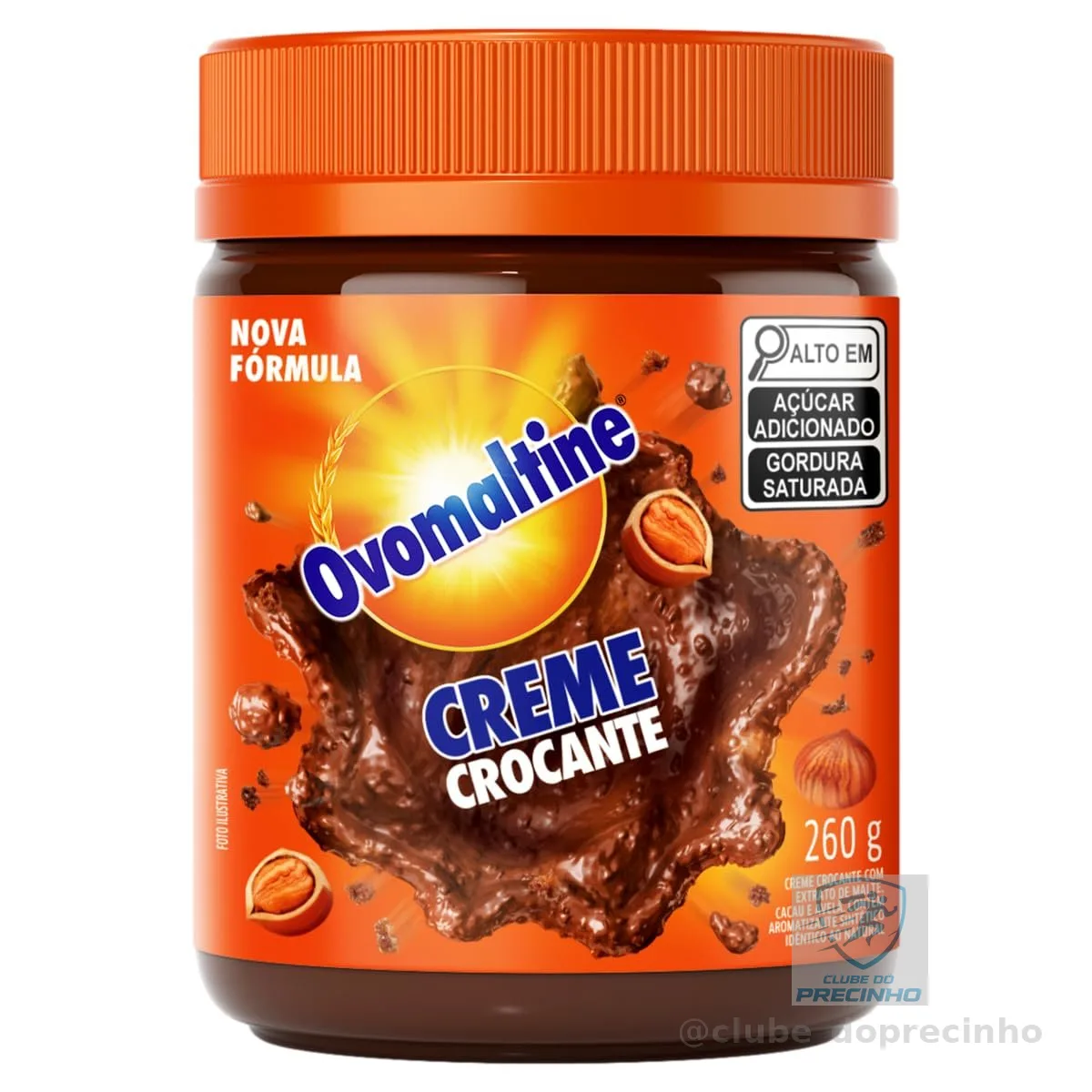 Ovomaltine Creme Crocante Pote 260g