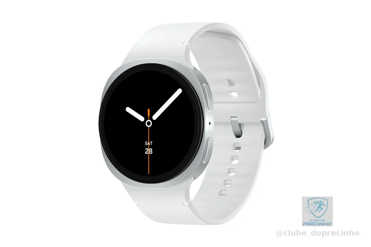 Samsung Galaxy Watch8 Smartwatch 40mm BT, Galaxy AI - Prata
