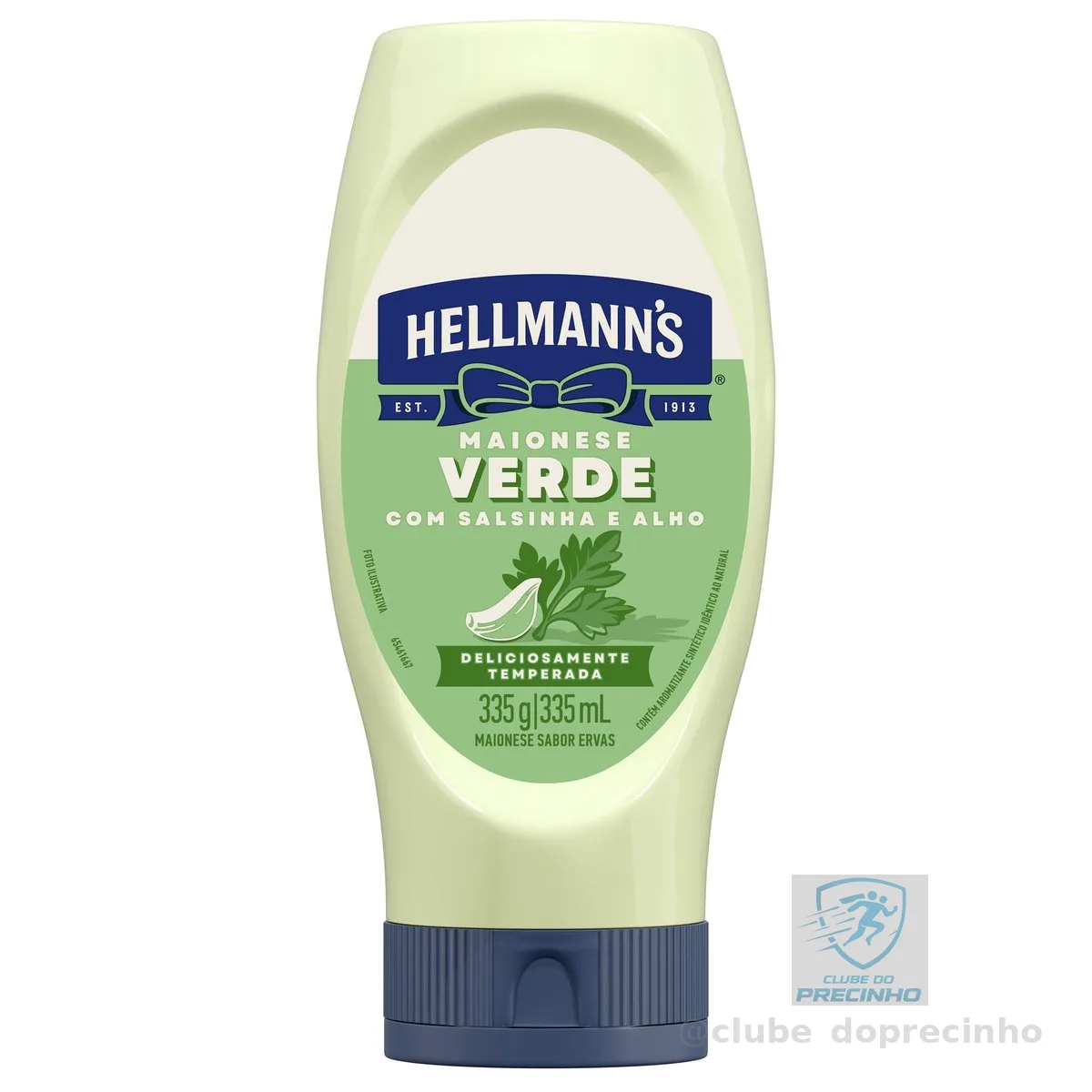 Hellmann's Maionese Verde Squeeze 335g
