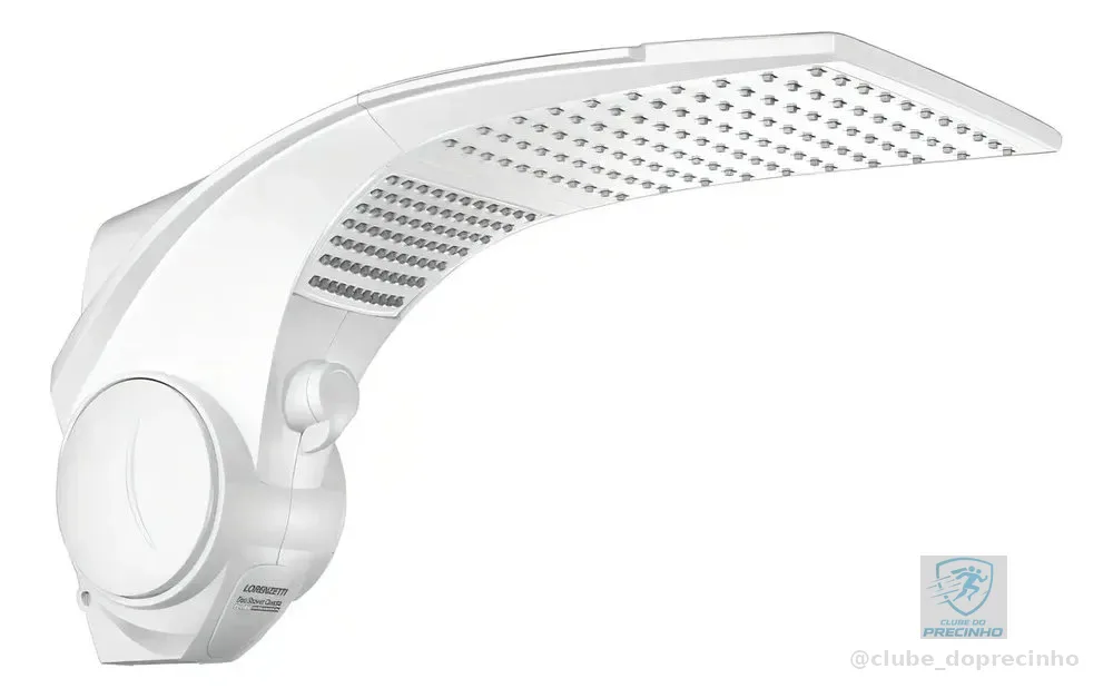 Chuveiro Eletrônico Lorenzetti Duo Shower Quadra Multitemperaturas 7500W Branco