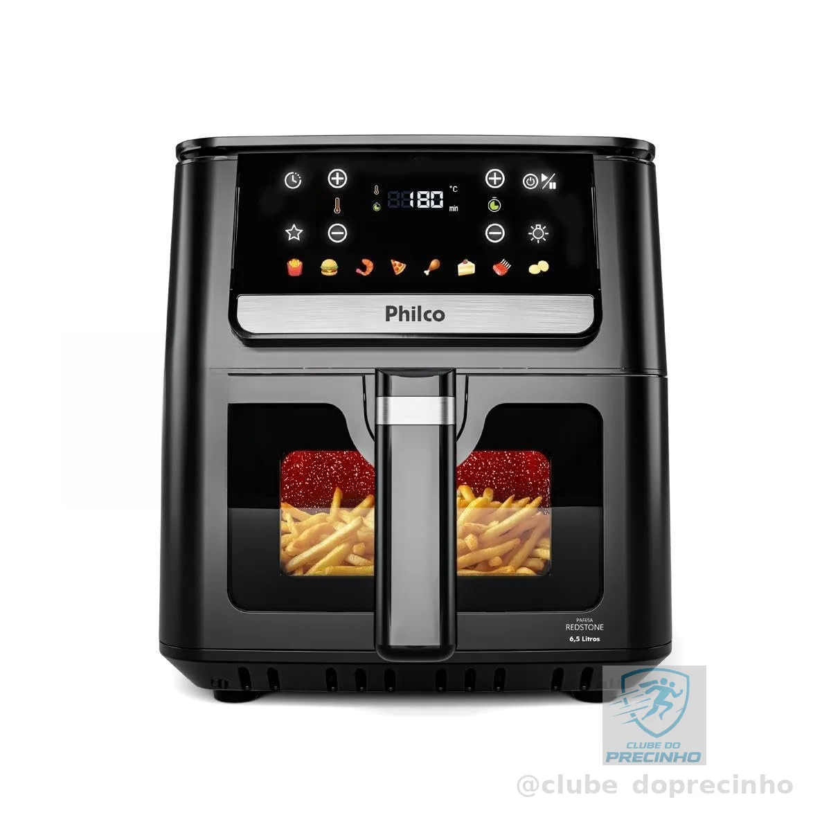 Air Fryer Philco 6,5L Visor Glass 1700W PAF65 127V