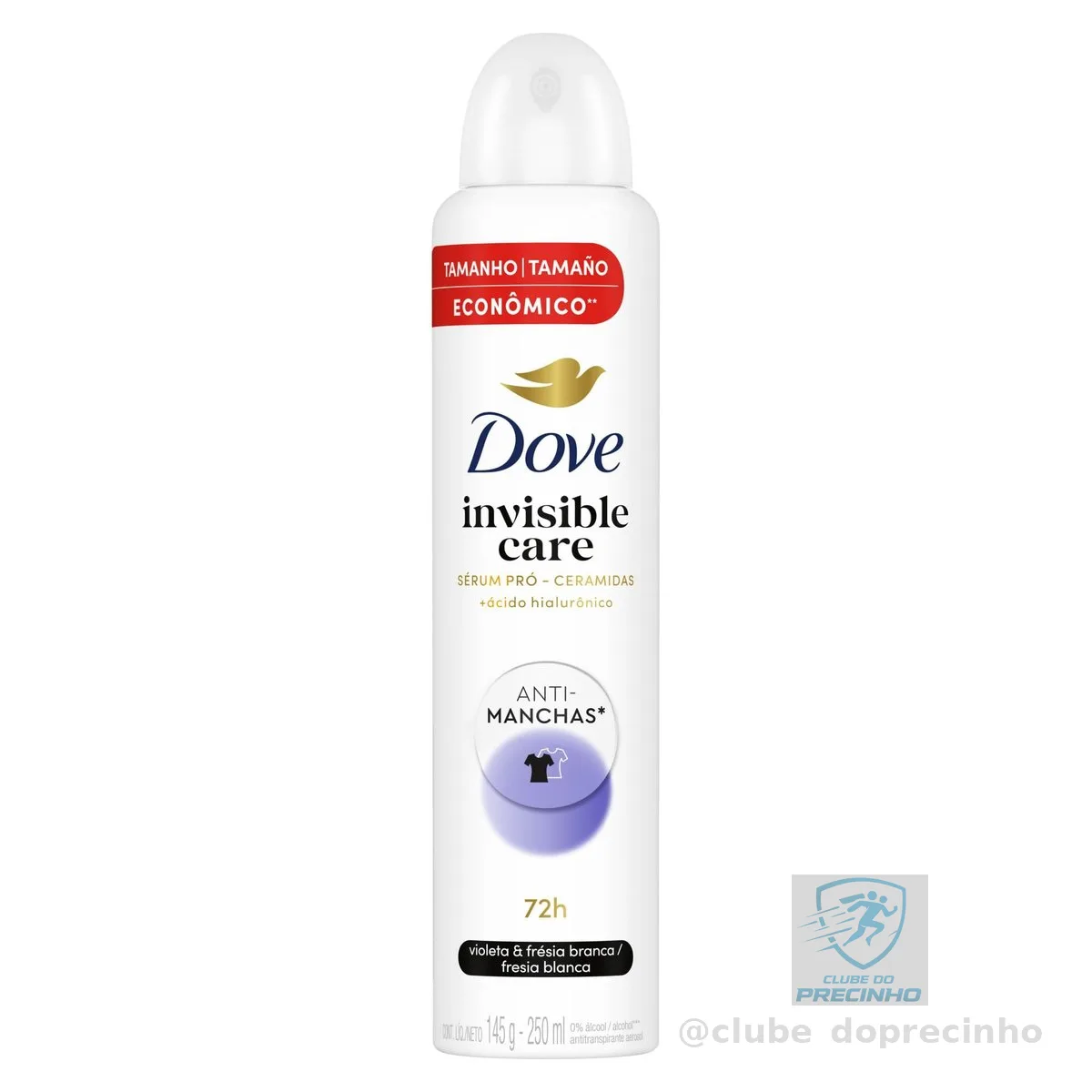 Dove Desodorante Antitranspirante Aerosol Invisible Care 250ml
