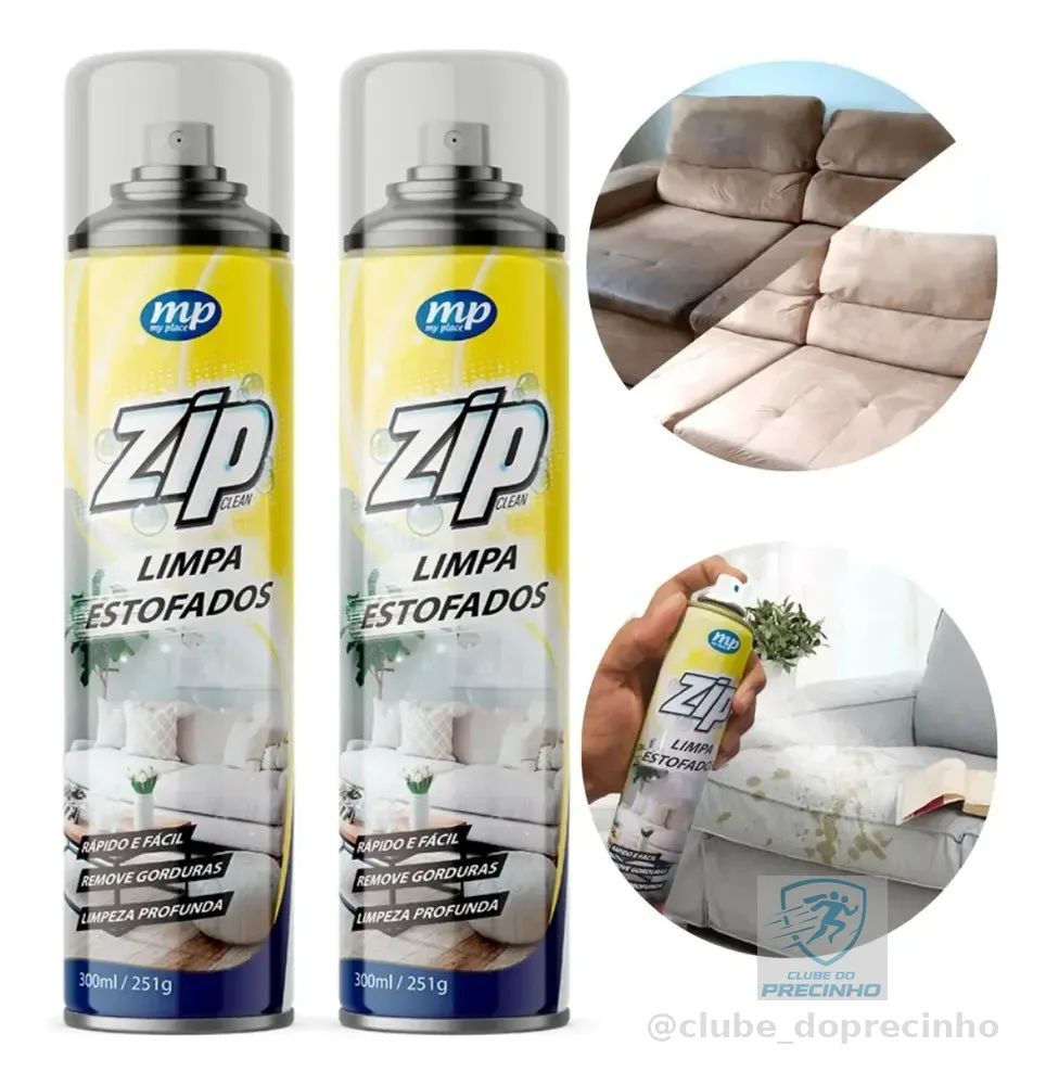 2 Spray Limpa Estofado Carpetes Remove Sujeiras Manchas Top