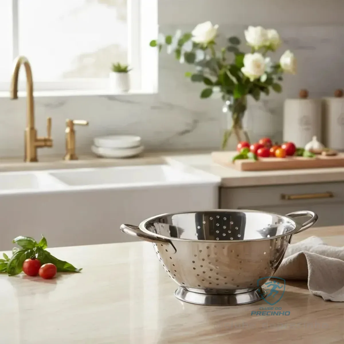 LYOR - Escorredor de Massas de Aço Inox Prime 24cm