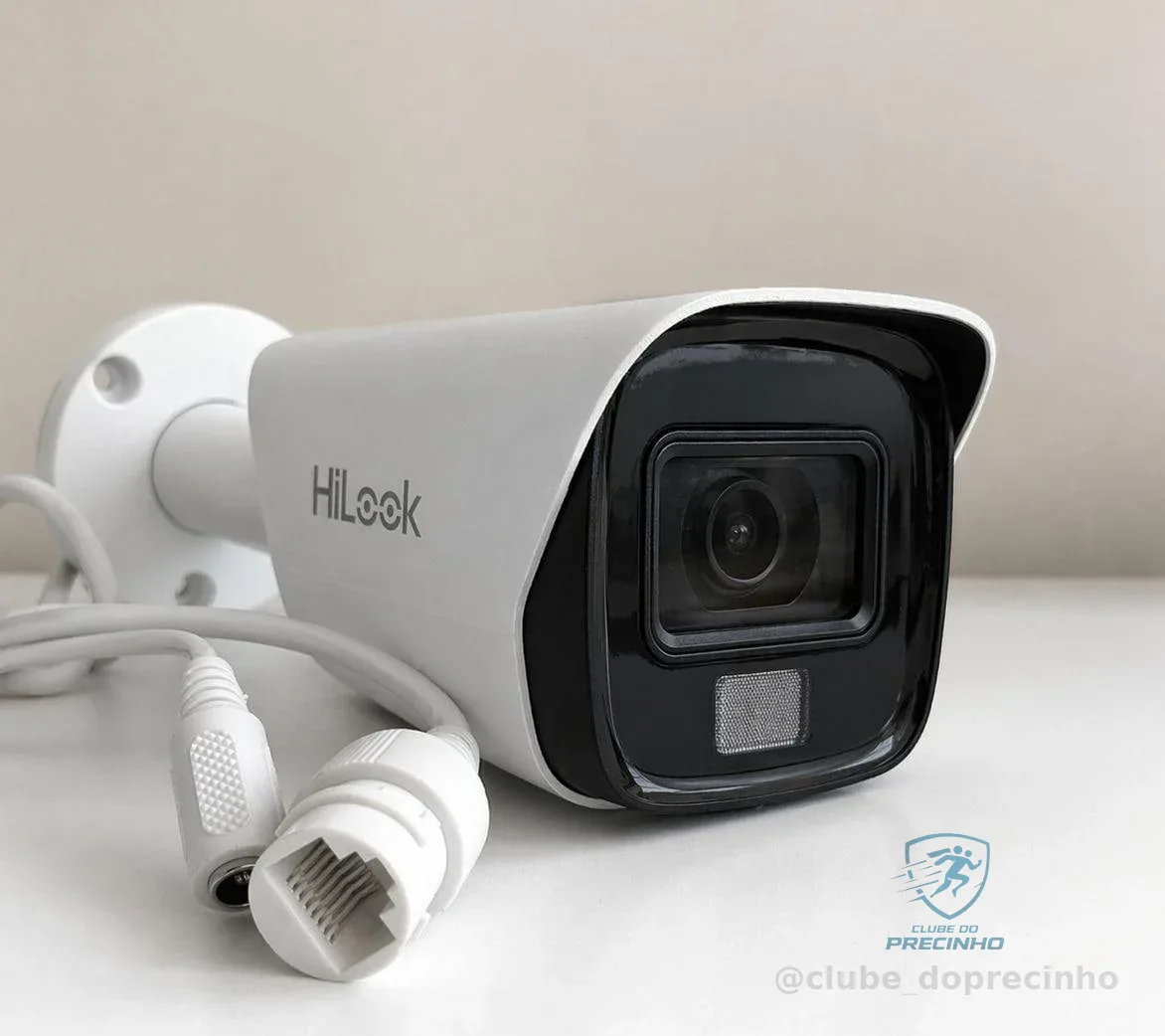 Câmera Bullet 1080p 25m 2.8mm Thc-b120-pic Hilook Hikvision Branco