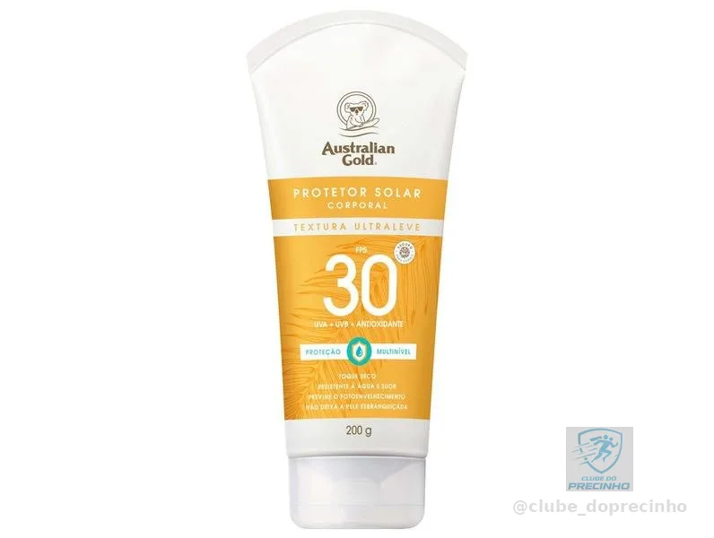 Protetor Solar Corporal Australian Gold 50432 Creme FPS 30 200g