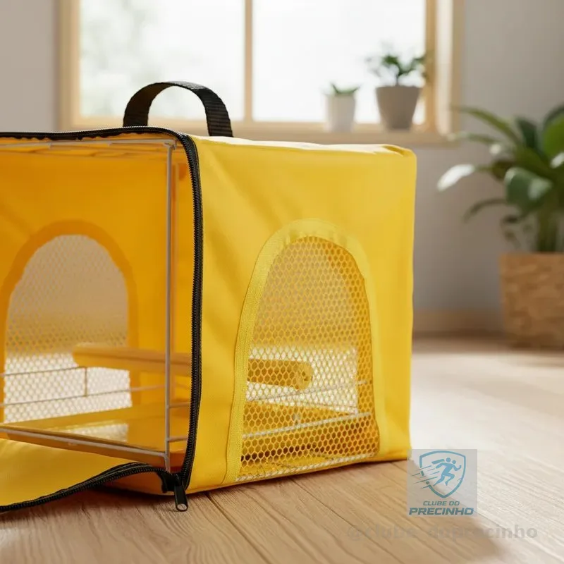 Bolsa Caixa Transporte Calopsita Container Aves Periquito Impermeável Bolsa de Transporte Pet
