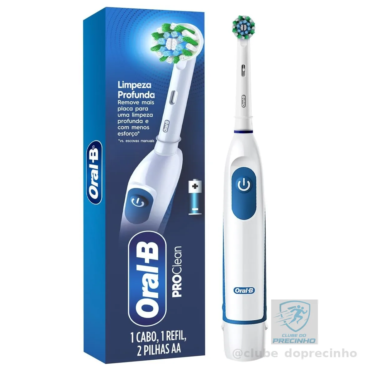 Oral-B Escova de Dente Elétrica PRO Clean, 1 Unidade