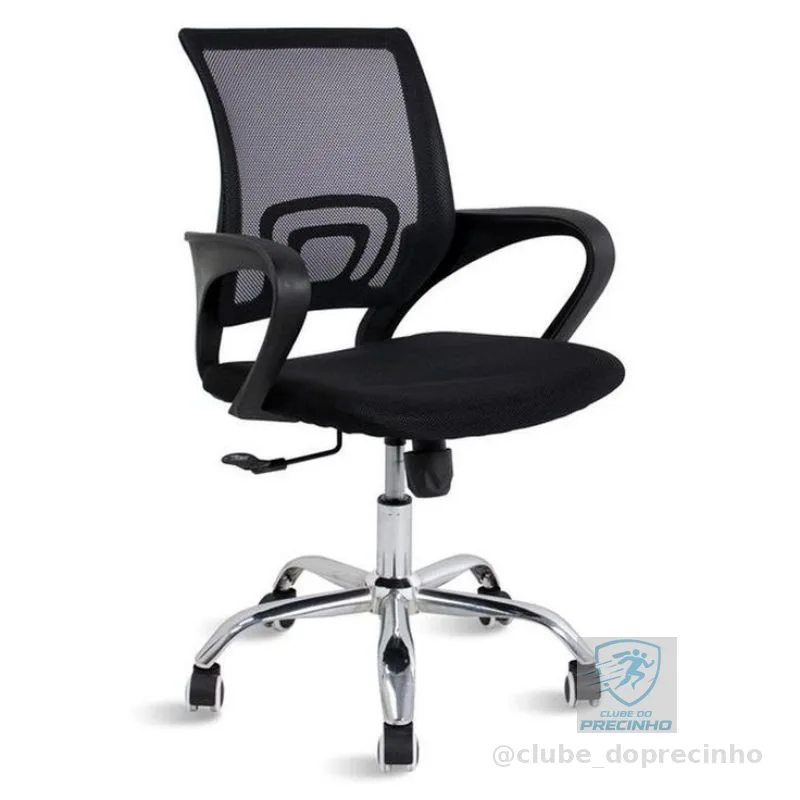 cadeira de escritório para trabalhar ergonômica "comfort" suporta até 150kg - mesh
