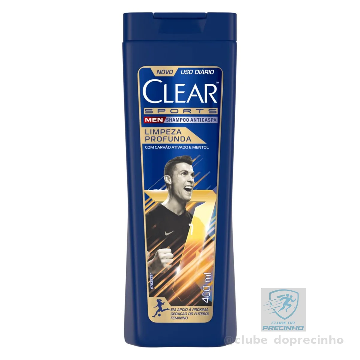 Clear Sports Men - Shampoo Anticaspa Limpeza Profunda 400Ml