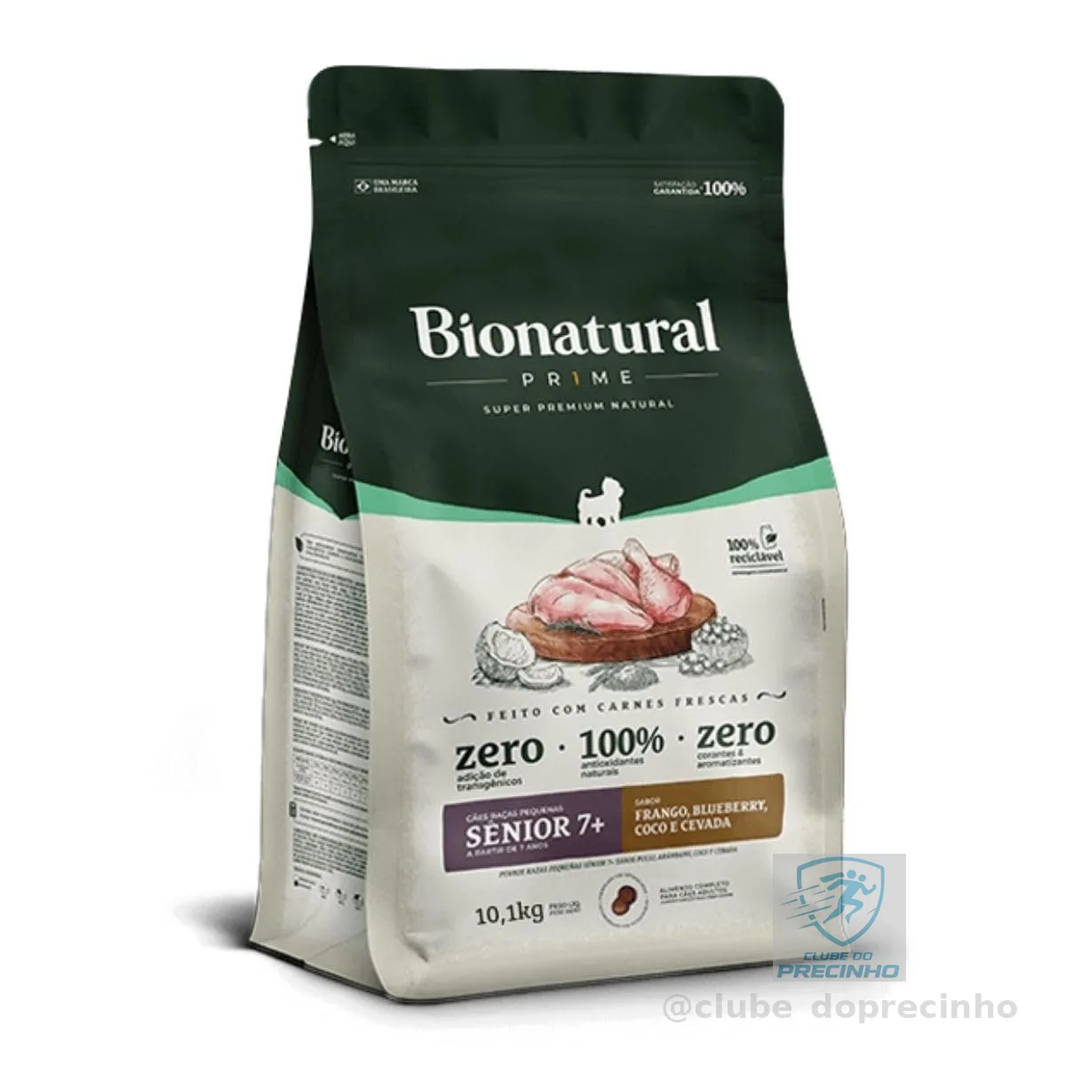 Bionatural Prime - Frango Cães De Raças Peq. Sênior 7+10,1kg
