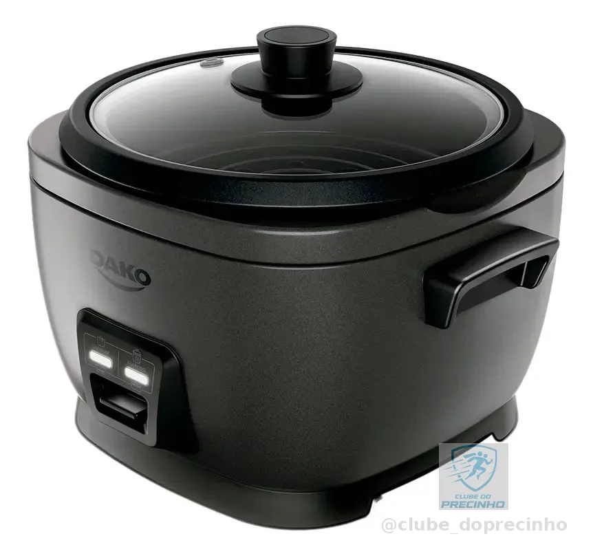 Panela De Arroz Elétrica Dako 700w Com 4 L 10 Xícaras Cinza Cor Cinza-escuro Frequência 60 Hz
