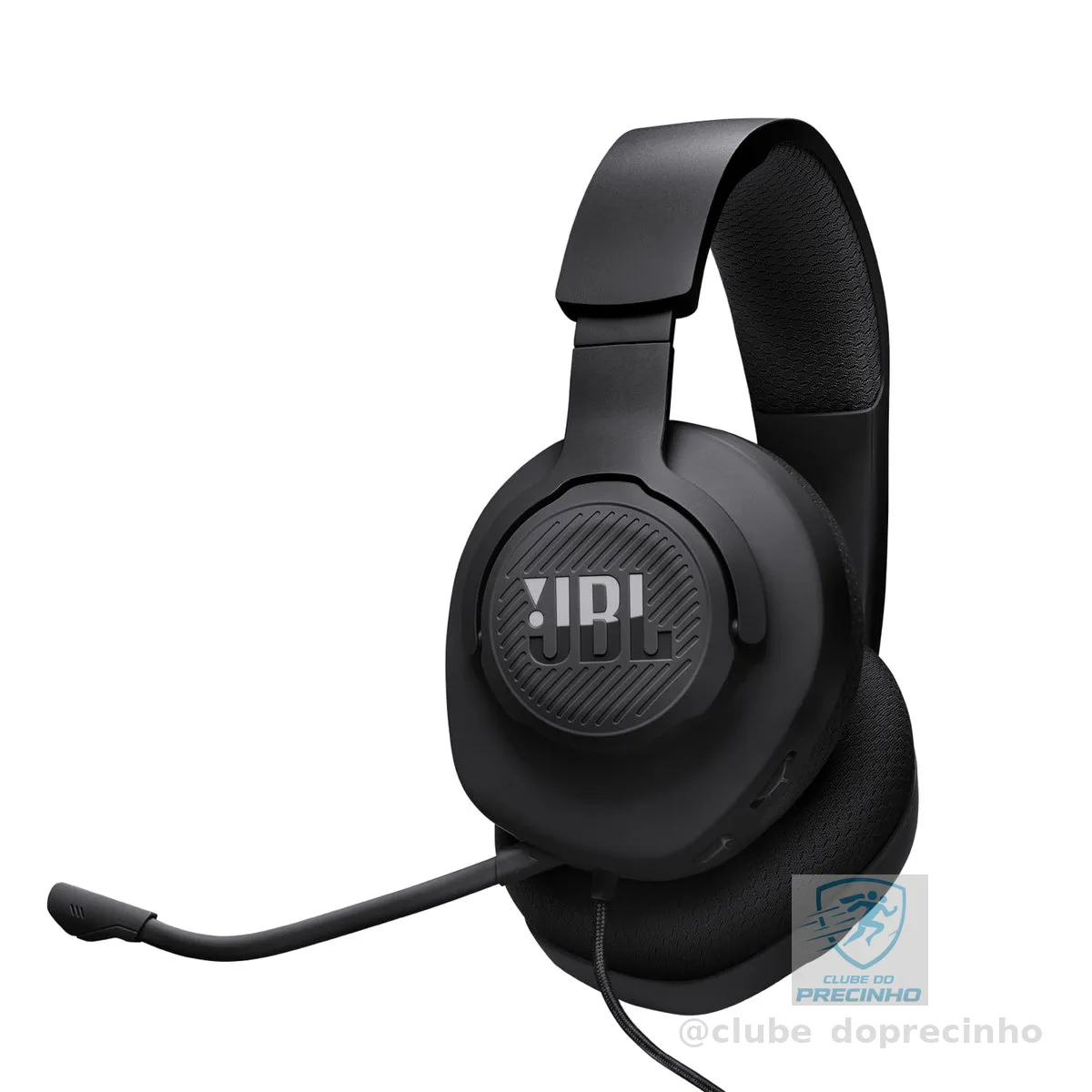 JBL, Fone de Ouvido Com Fio, Quantum 100M2, Headset Gamer, Over Ear, Microfone Removível - Preto