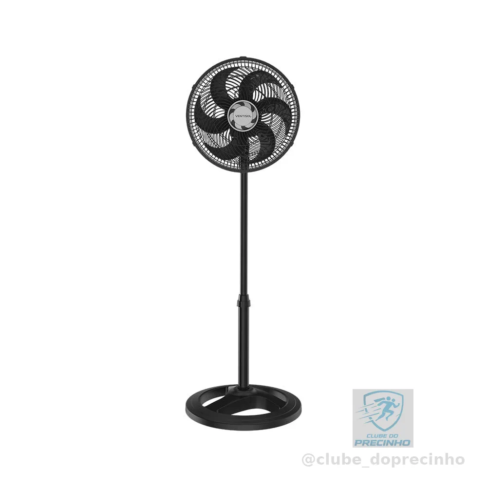 Ventilador de Coluna Turbo 6 30cm Preto Ventisol