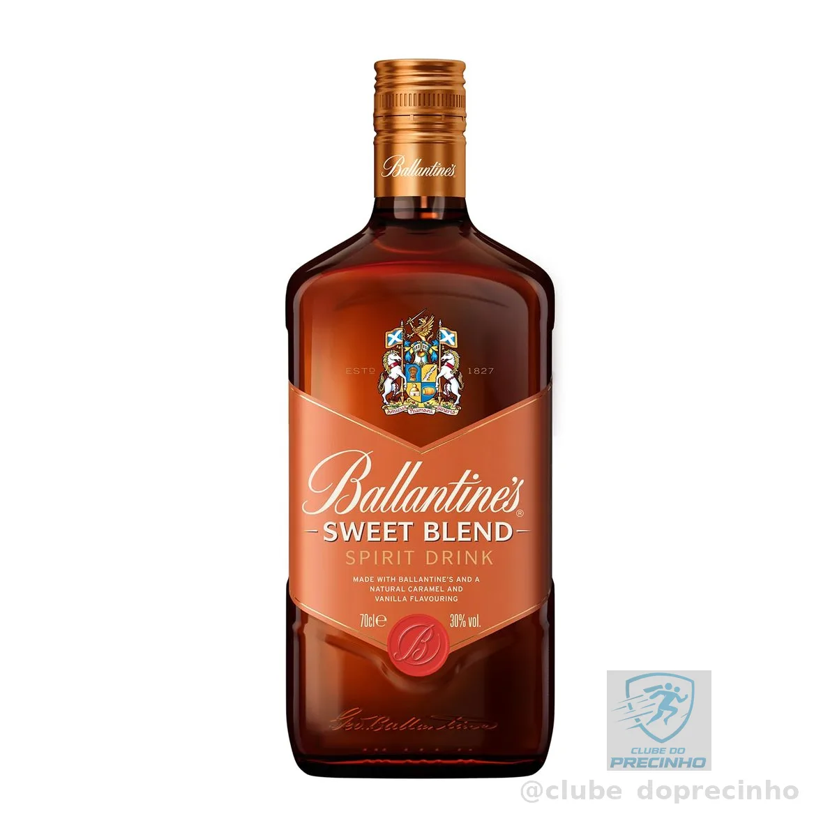 Licor Seco de Whisky Caramelo & Baunilha Ballantine's Sweet Blend Garrafa 700ml