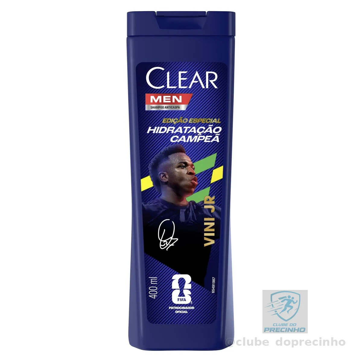 Clear Men Shampoo Anticaspa Vini Jr. Hidratação Campeã 400ml