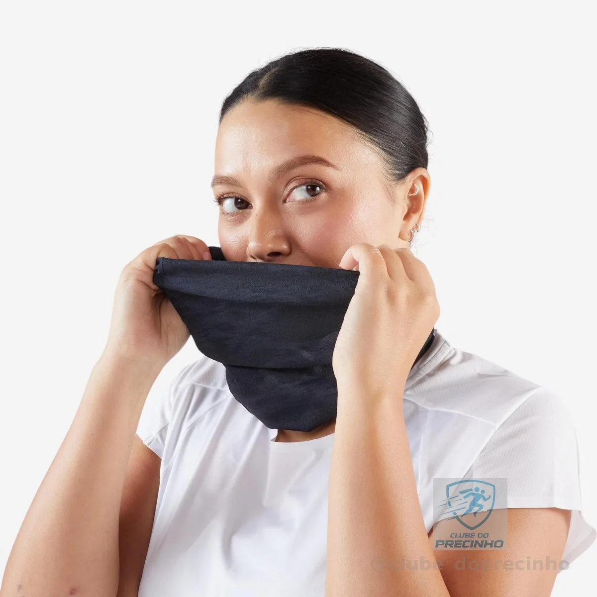 Bandana Adulta Multifuncional para Corrida Kiprun Preta