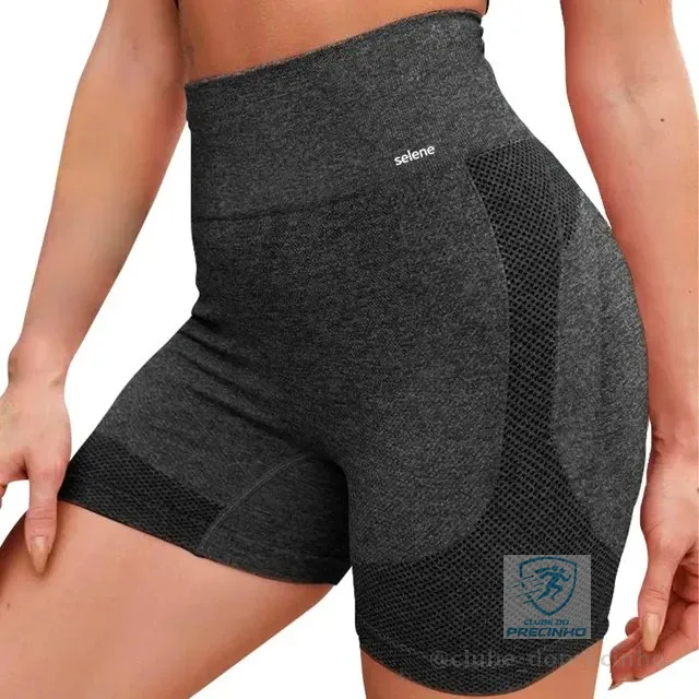 Short Selene Levanta Bumbum Sem Costura Sem Transparência