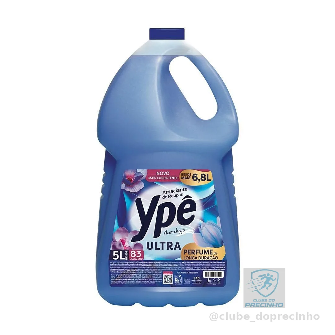 Ypê Amaciante Tradicional Aconchego 5L (Embalagem pode variar)
