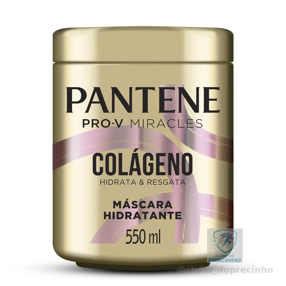 Máscara Hidratante Pantene Pro-V Miracles Colágeno Hidrata & Resgata 550 ml