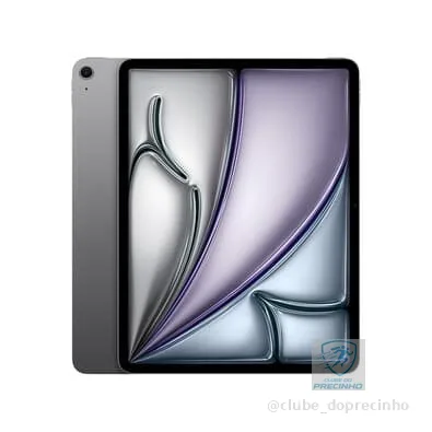 iPad Air Apple 13" 256 GB, Chip M3, Wi-Fi, Câmera Traseira 12MP, Cinza-espacial - MCNN4BZ/A