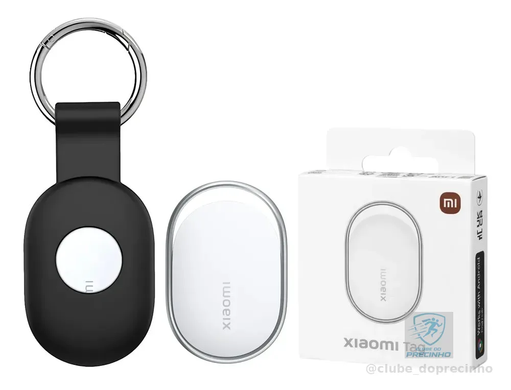 Rastreador Xiaomi Tag Localizador Google E Apple Find Com Nf Branco